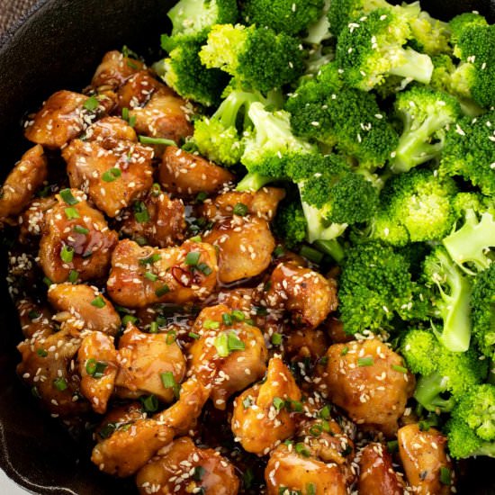 Healthy Sesame Chicken