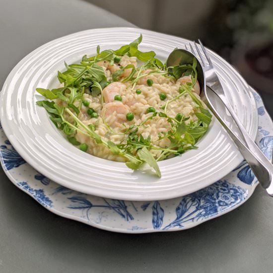 Prawn and Pea Risotto