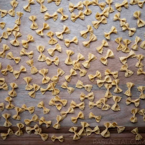 Farfalle with Rye Flour
