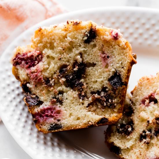 Raspberry Chocolate Chip Muffins