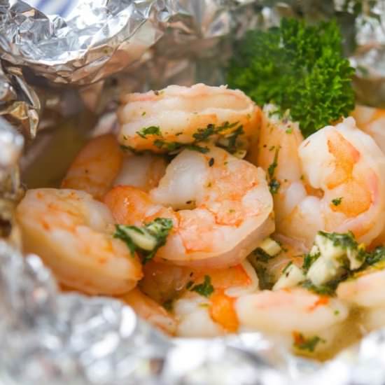 Shrimp Scampi Foil Pack