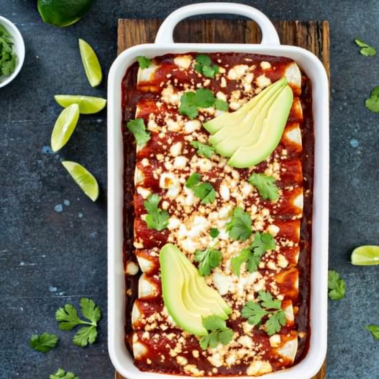 Sweet Potato Enchiladas