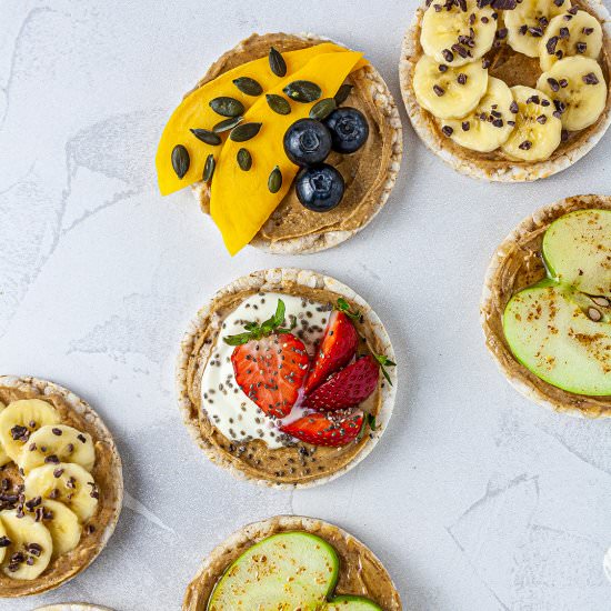 Almond Butter Rice Cakes