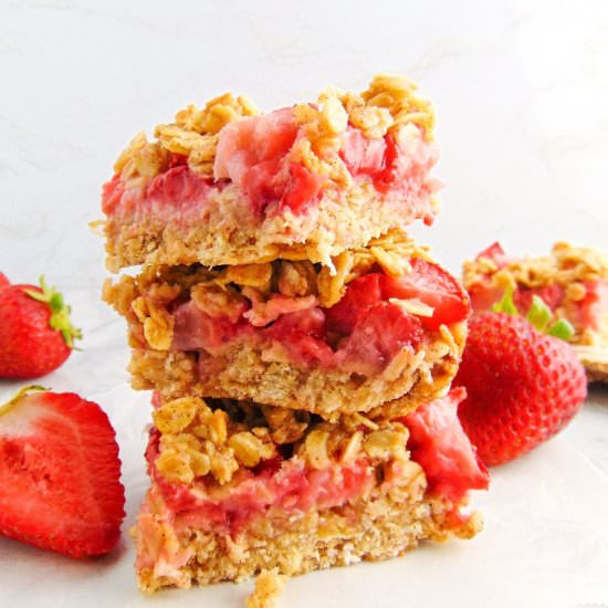 Strawberry Oat Bars