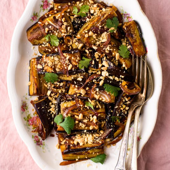 Soy-Glazed Eggplant