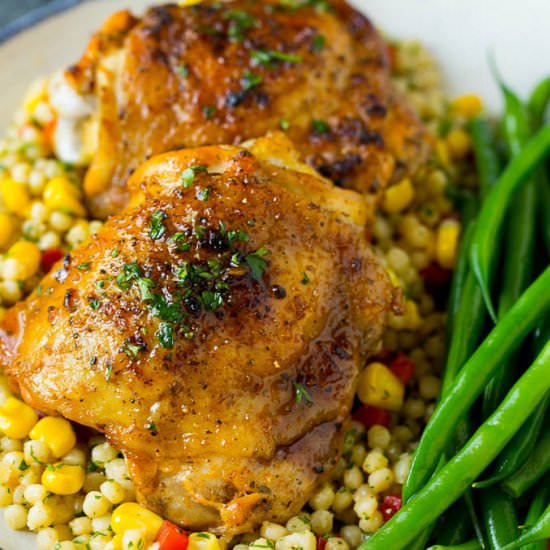 Baked Chicken Thighs