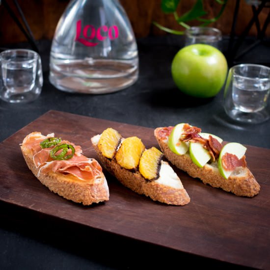 Three yummy tapas