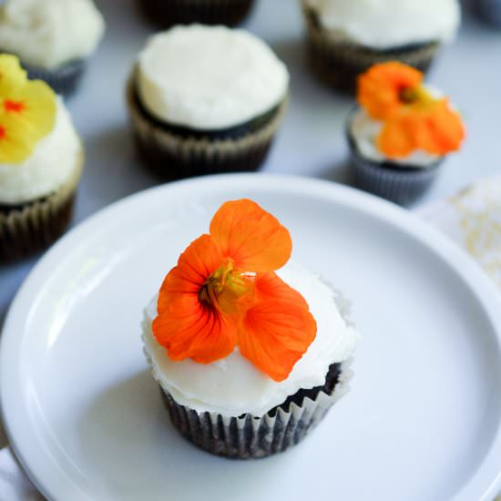 Red wine chocolate cupcakes