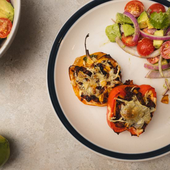 Mexican Stuffed Capsicums