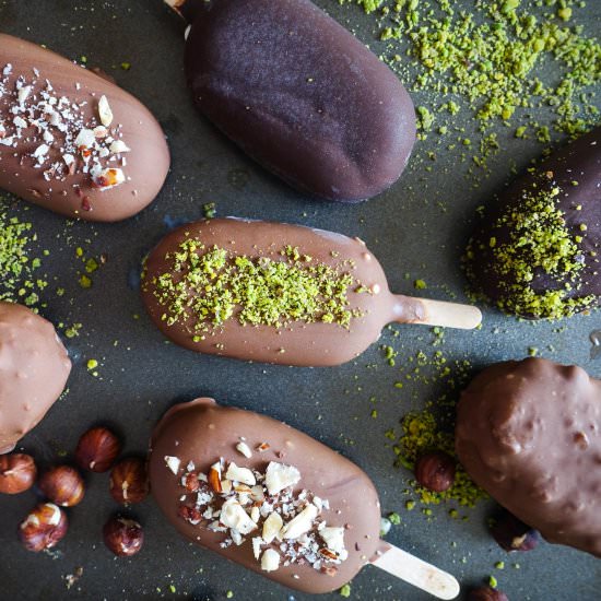 Ice-cream chocolate bar