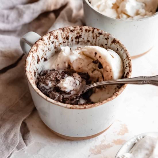 Vegan Chocolate Mug Cake