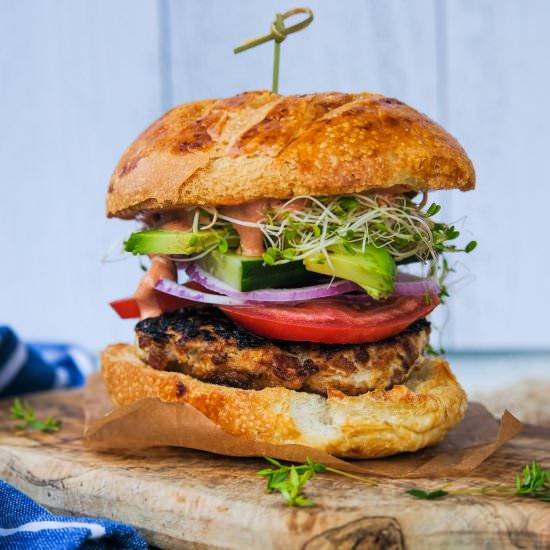 Chicken Ricotta Burgers