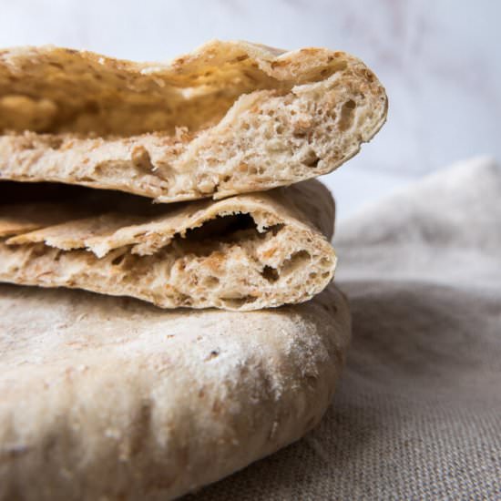 Whole Wheat Pita Bread