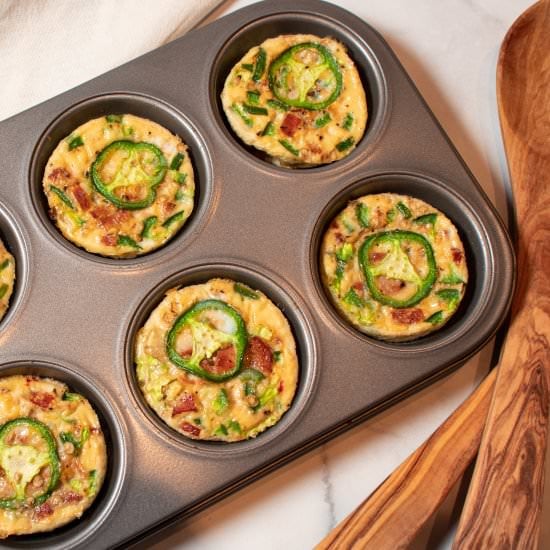 Spicy Chicken Sausage Egg Bites