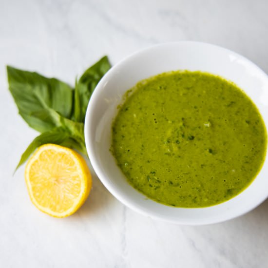 Lemon Basil Vinaigrette