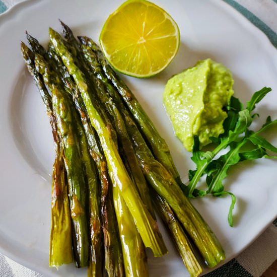 Oven-Roasted Asparagines