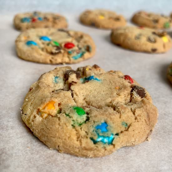 Chewy Monster Cookies