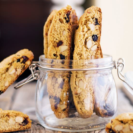 Almond Cranberry Biscotti