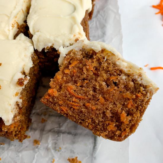Easy Carrot Sheet Cake