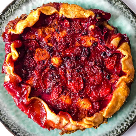 Fruit Galette with Salted Honey