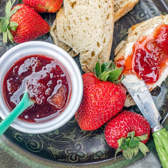 Rhubarb Strawberry Preserves