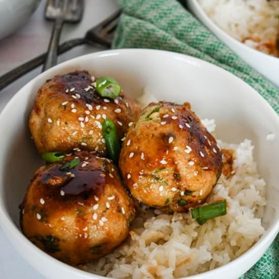Asian Chicken Meatballs