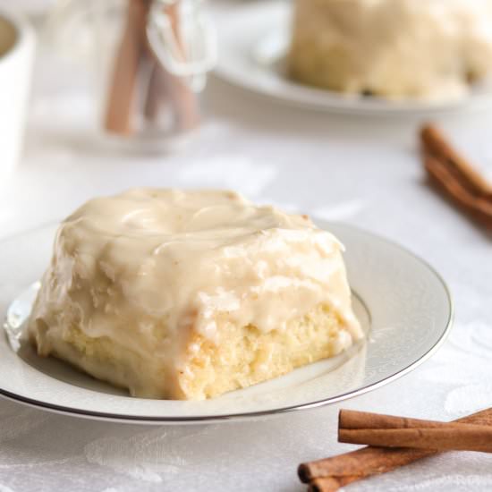 No-Yeast Cinnamon Rolls