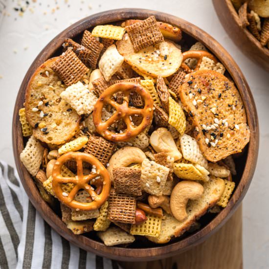 Everything Bagel Chex Mix