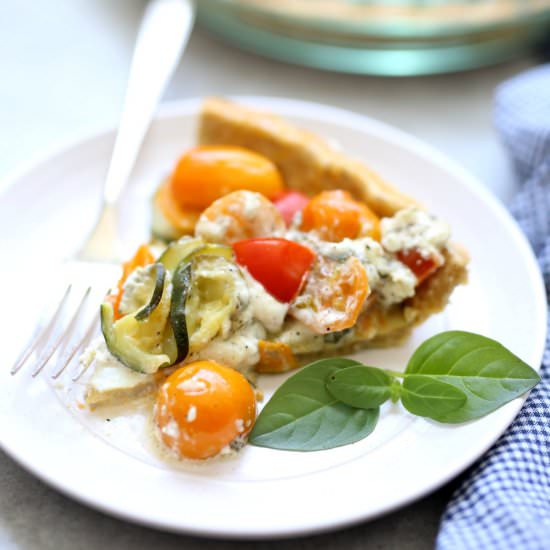 Tomato Zucchini Pie