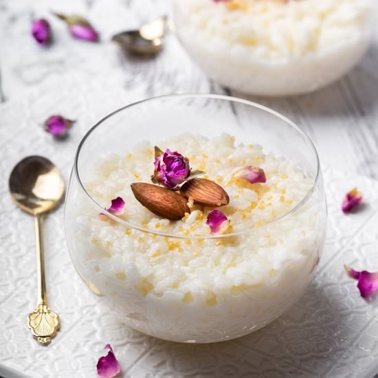 Sushi milk rice