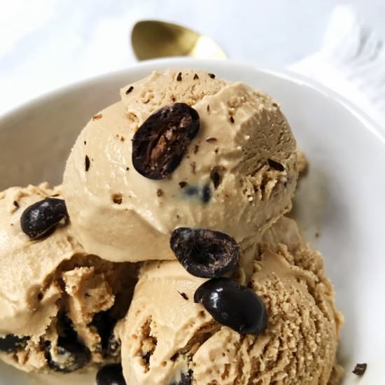Double Espresso Ice Cream (No eggs)