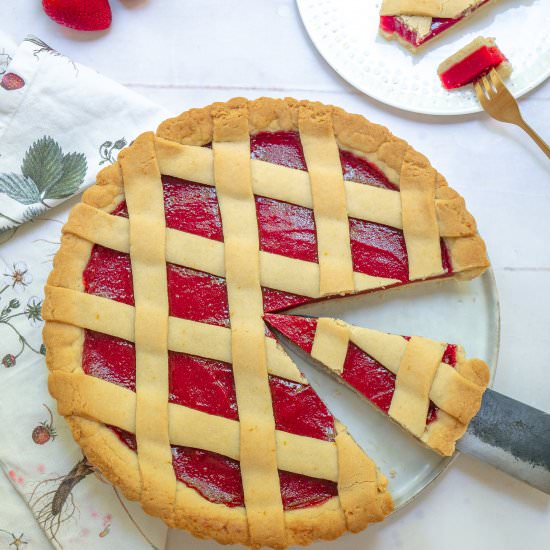 EASY STRAWBERRY PIE -SIMPLE VEGAN