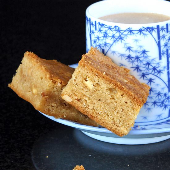 Peanut Butter Blondies GF