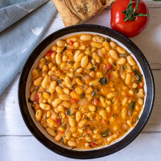 Vegan Cannellini Bean Stew