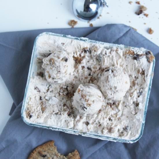 No Churn Oatmeal Raisin Ice Cream