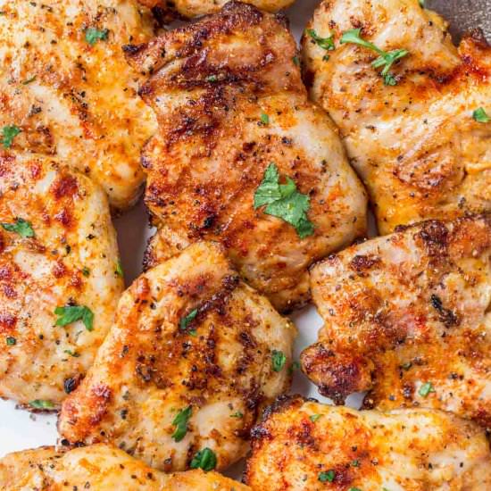 Grilled Chicken Thighs