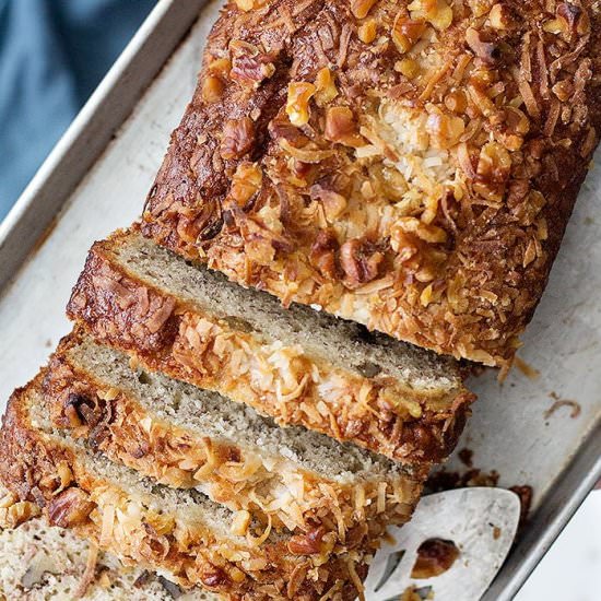 Easy Coconut Banana Bread