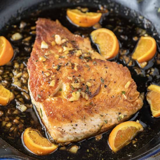 Orange Glazed Salmon
