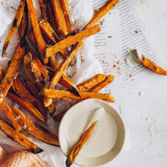Crispy Baked Sweet Potato Fries