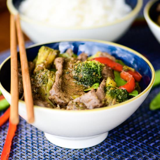 Beef & Vegetable Stir Fry