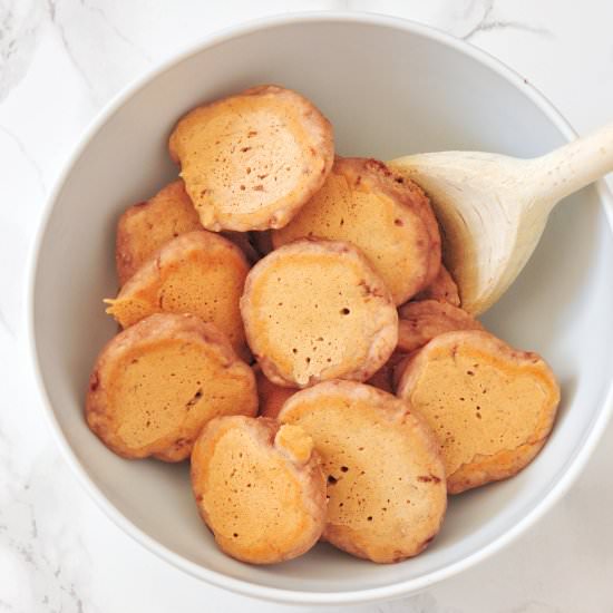Mini pancakes (without sugar)