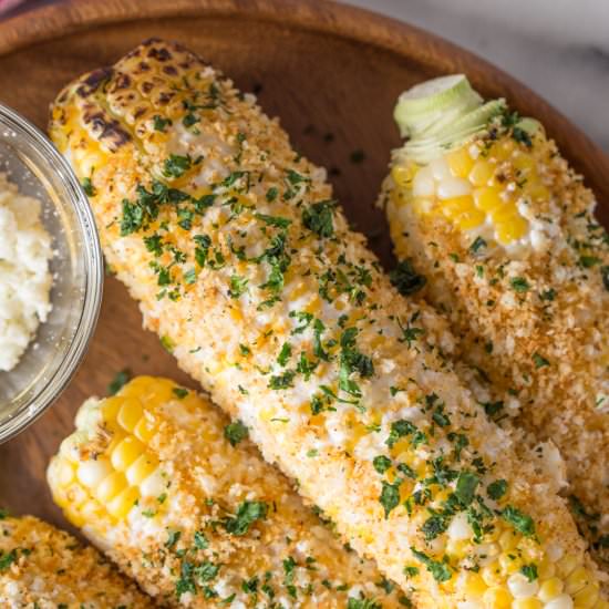 Mexican Street Corn With Panko