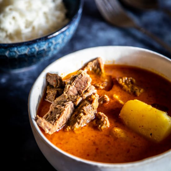 Leftover Lamb Massaman Curry