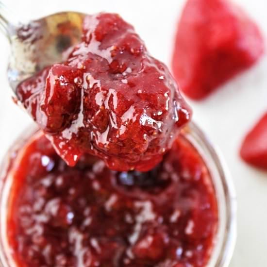 strawberry refrigerator jam