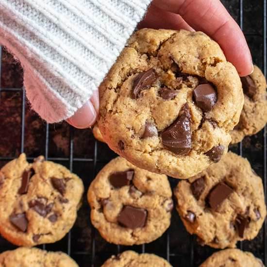 One Bowl GF Chocolate Chip Cookies