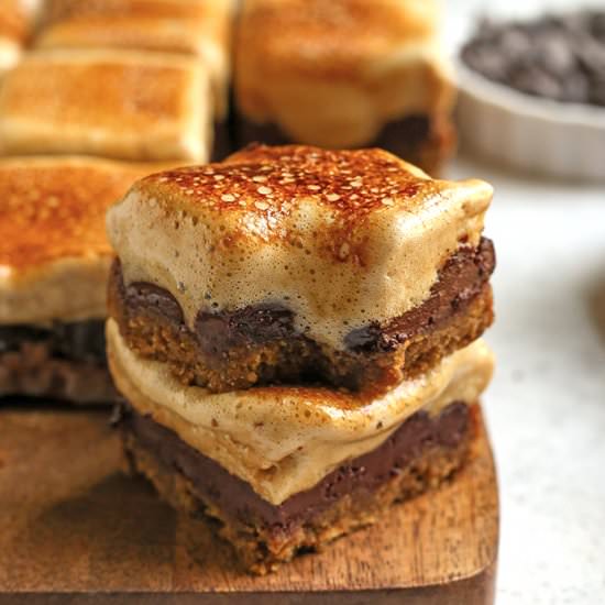 Paleo S’more Cookie Bars