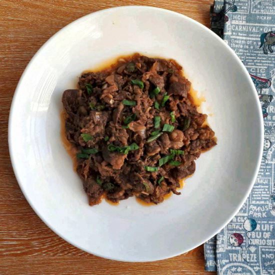 Spicy Korean Beef Stir Fry