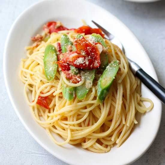 Easy Tuna and Asparagus Pasta