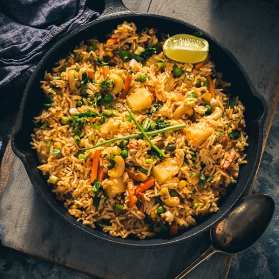 Coconut, Pineapple Thai Fried Rice
