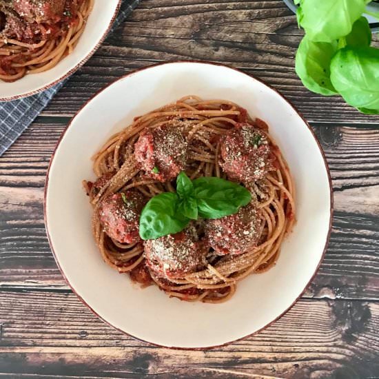 Vegan Sicilian-Style “Meat”balls